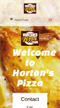 Mobile Screenshot of hortonspizzaplus.com